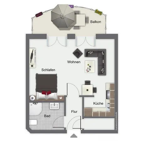 Achtern Diek 17 Apartment *
